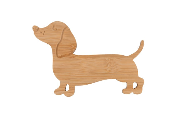 DACHSHUND BAMBOO TRIVET - 5924717