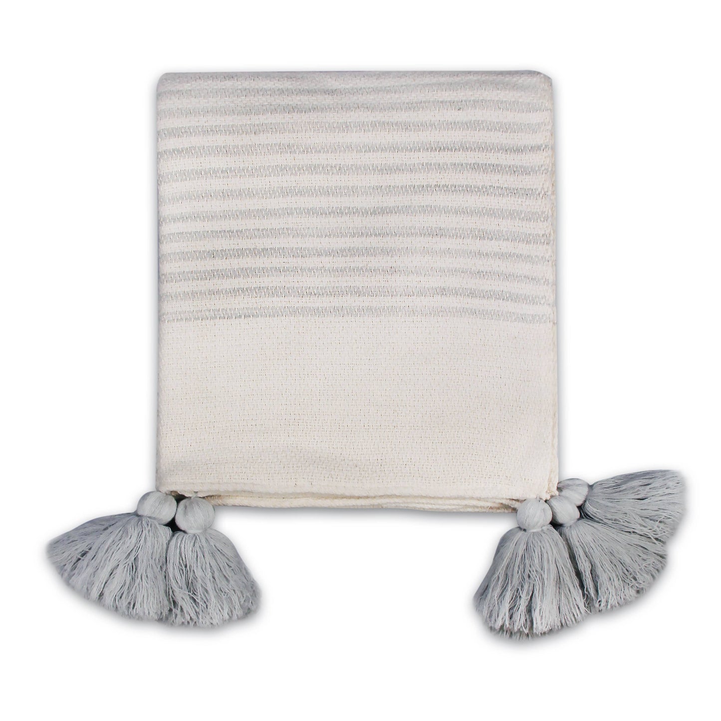 Grey Stripe Throw – 125 x 150 cm
