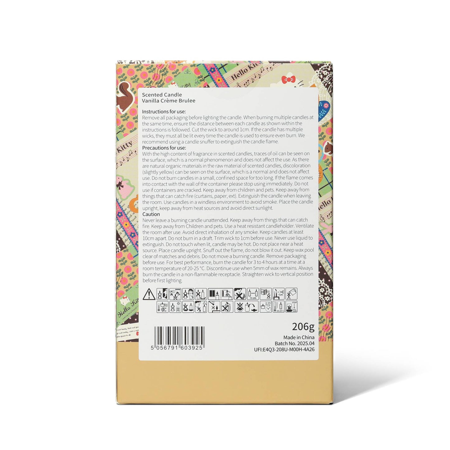 Seizoenencollectie, kaars met vanillegeur, herfstthema