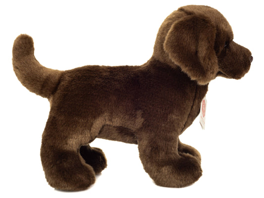 Standing Brown Labrador Plush Toy