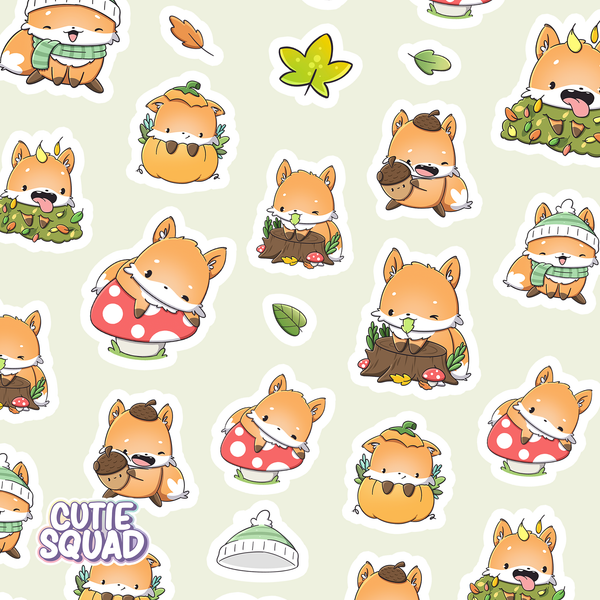 Autumn Fox Sticker Sheets