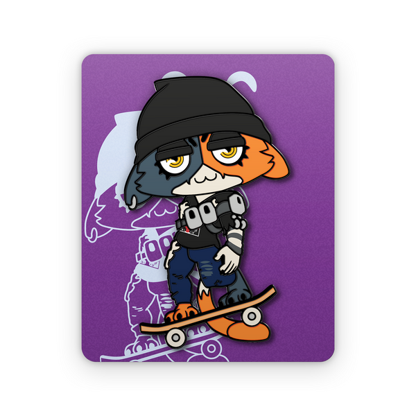Meow Skulls Pin