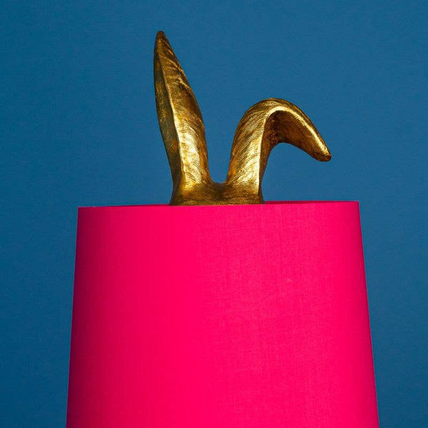 Hiding Bunny® Table Lamp, Gold/Magenta, 24 x 24 x 74 cm