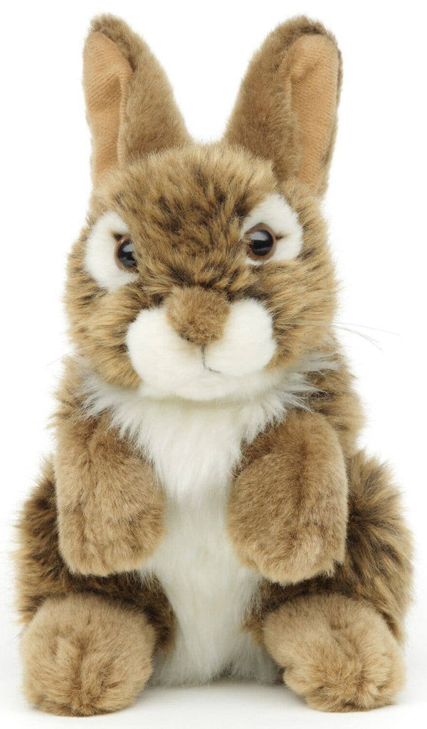 Lapin debout (marron) - 18 cm (hauteur) - peluche Uni Toys