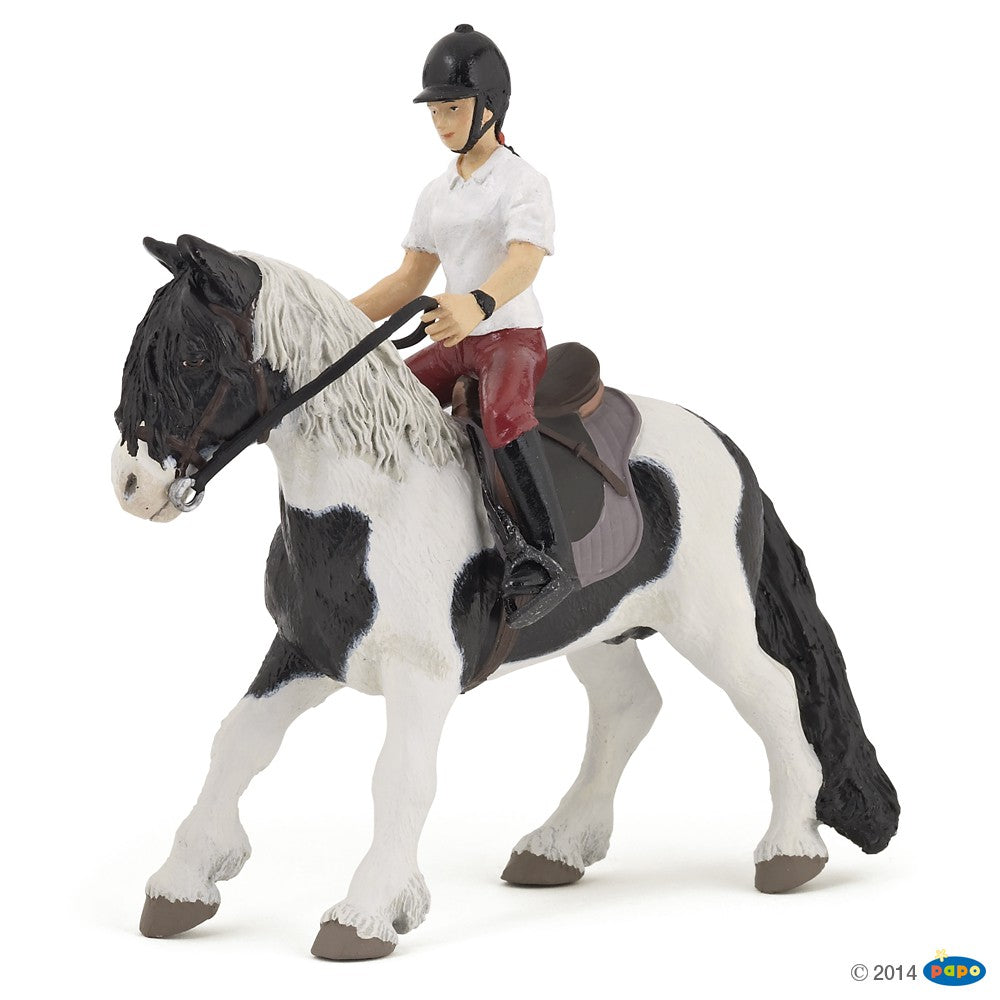 Figurine Jeune cavalière