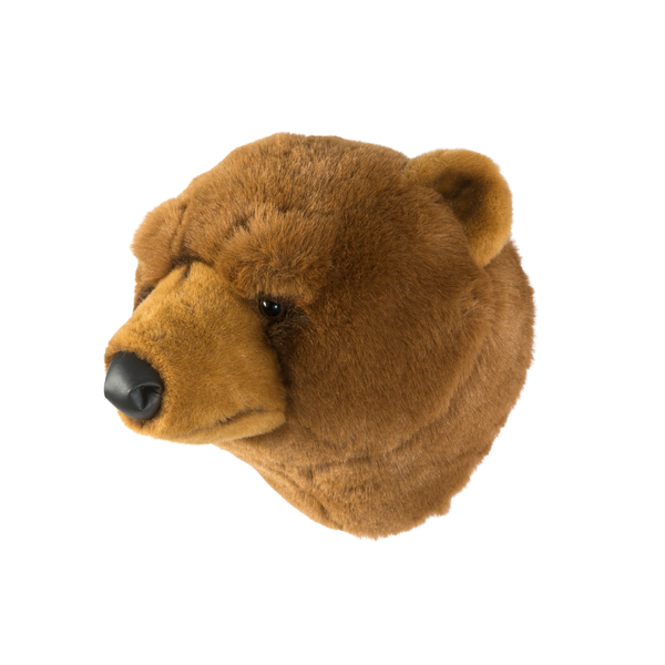 Décoration Murale Peluche Oliver le Ours Brun - Wild & Soft