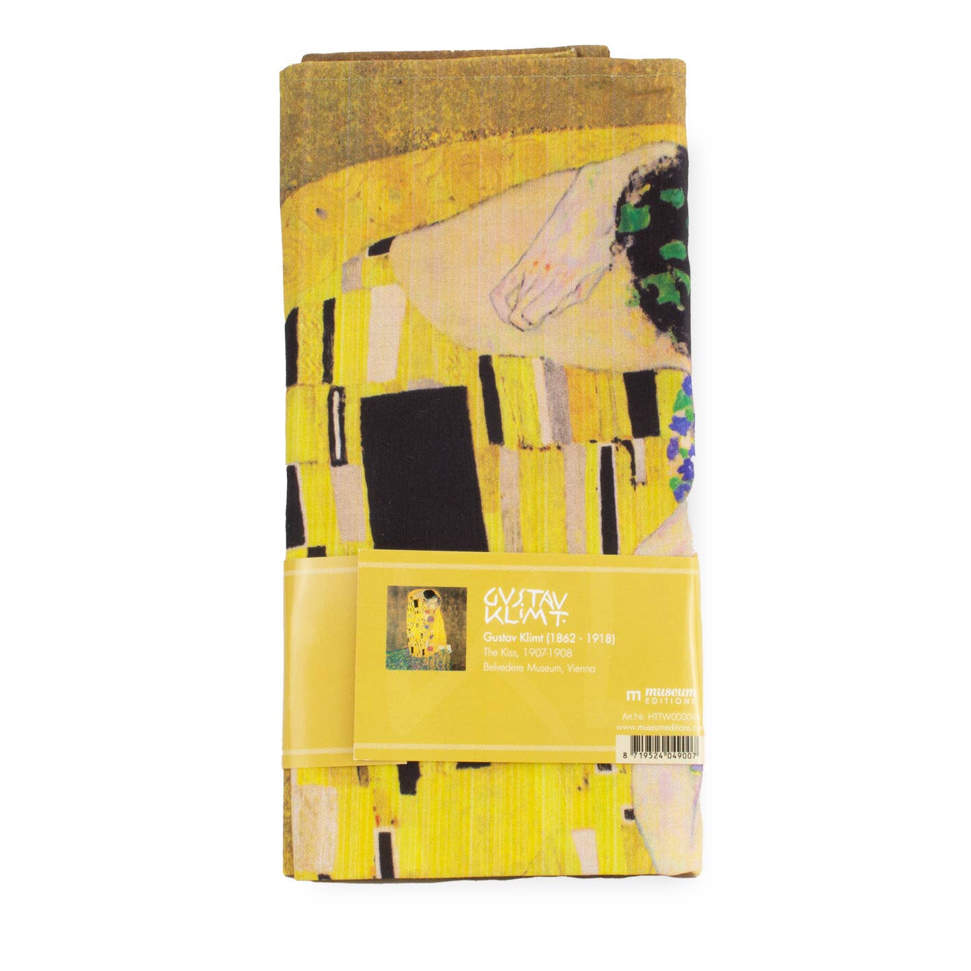 Gustav Klimt Tea Towel - The Kiss