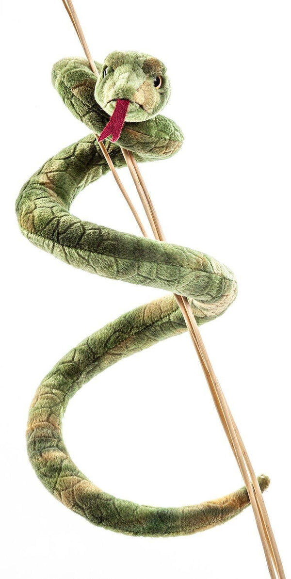 Serpent vert - 90 cm (longueur) - peluche Uni Toys
