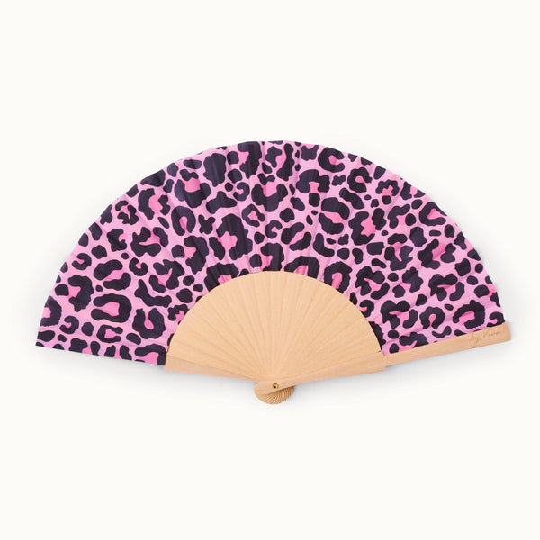 Pink Leopard Fan