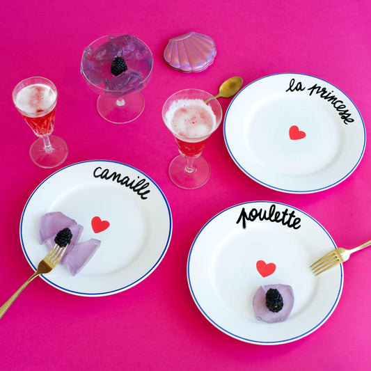 Plate THE FAMILY IS HAVING A BLAST - Canaille