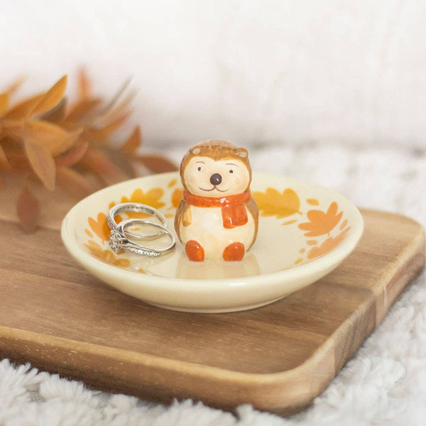 "Autumn Hedgehog" Trinket Dish