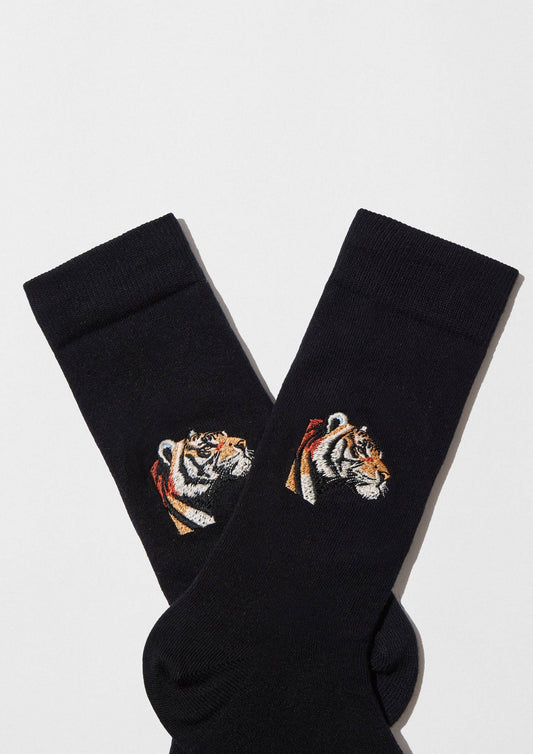 BeTiger Embroidery Socks