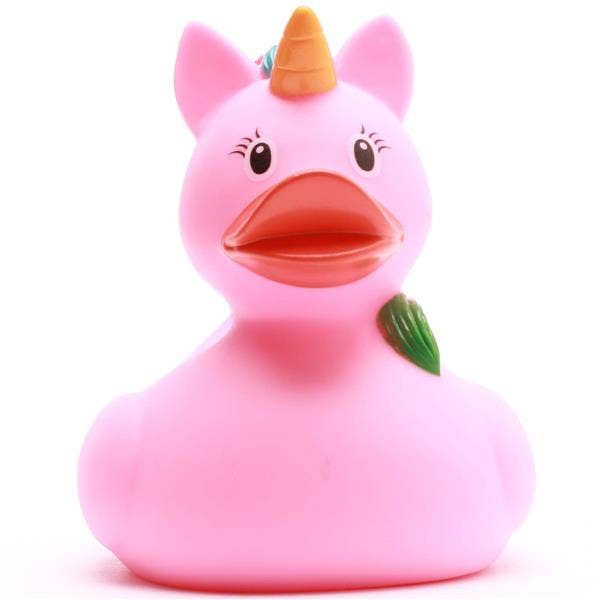 Pink Rainbow Unicorn Duck