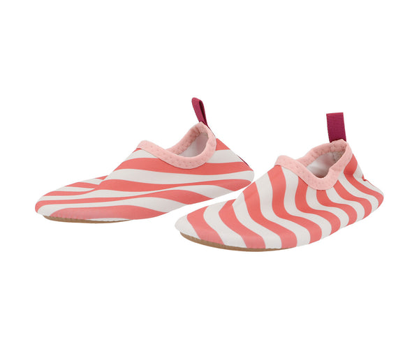 Kids' Aqua Shoes Striped Bloom & Blush