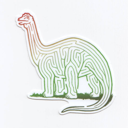 Dinosaur Maze Sticker