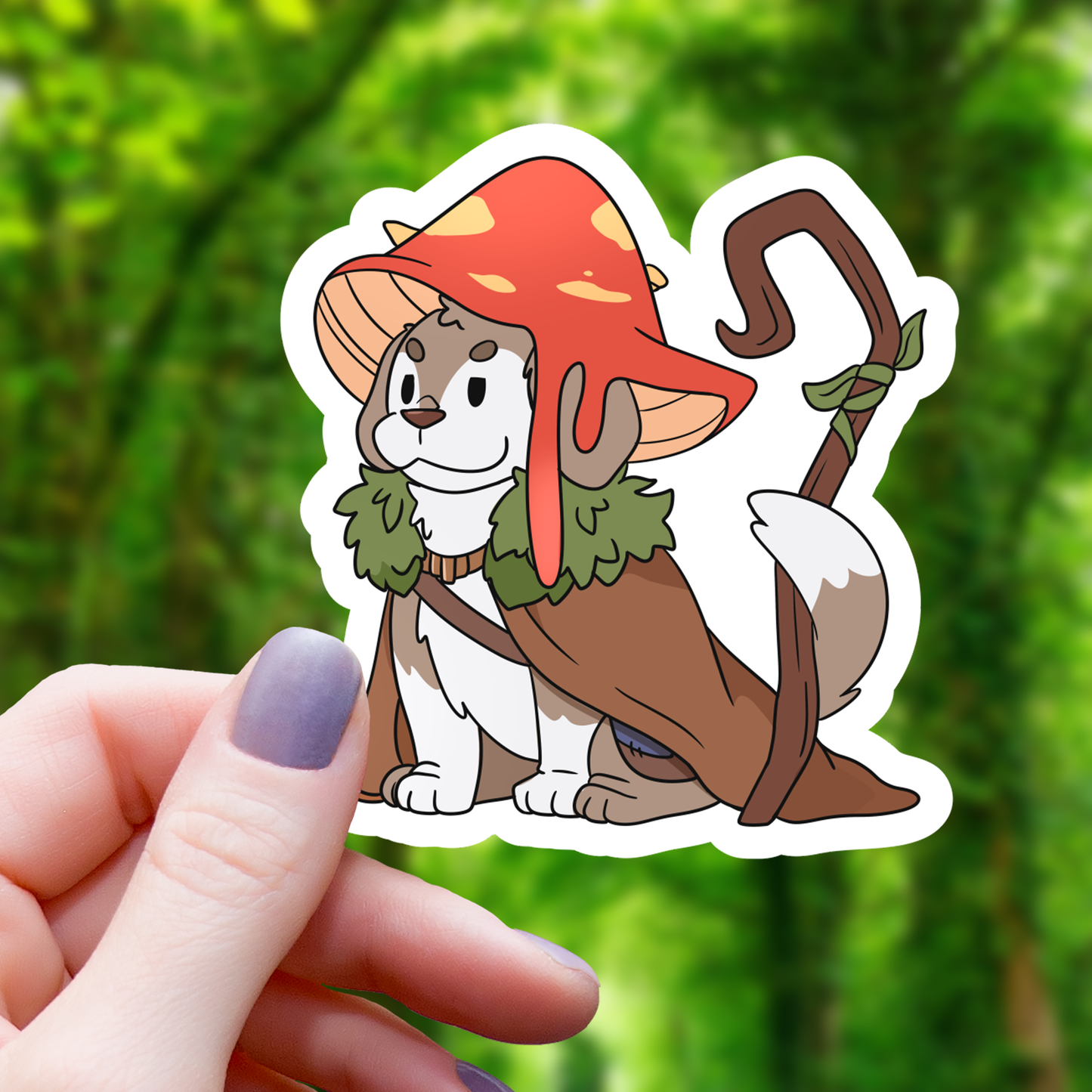 RPG Druid Dog Sticker