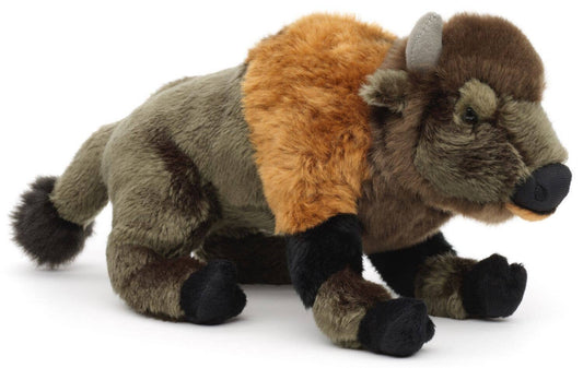 Sitting Bison Plush Toy