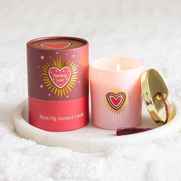 Sacred Heart Scented Candle - Black Fig