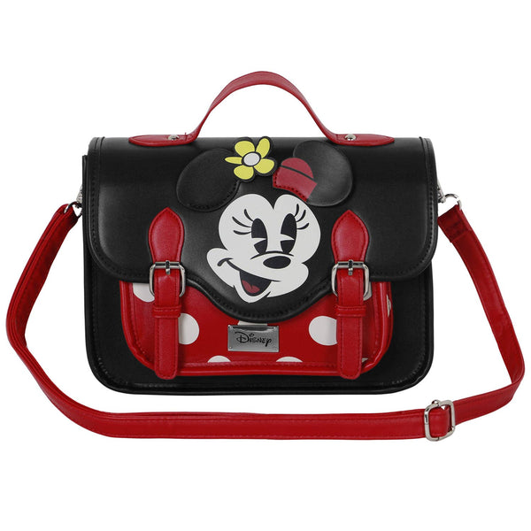 Disney Minnie Mouse Face Shoulder Bag/Backpack Satchel