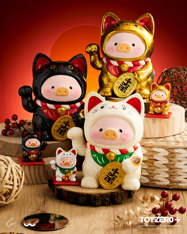 LuLu le Cochonnet - Maneki Lu (chat calico)