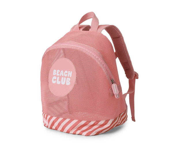 Kids' Anti-Sand Backpack Stripes Bloom & Blush