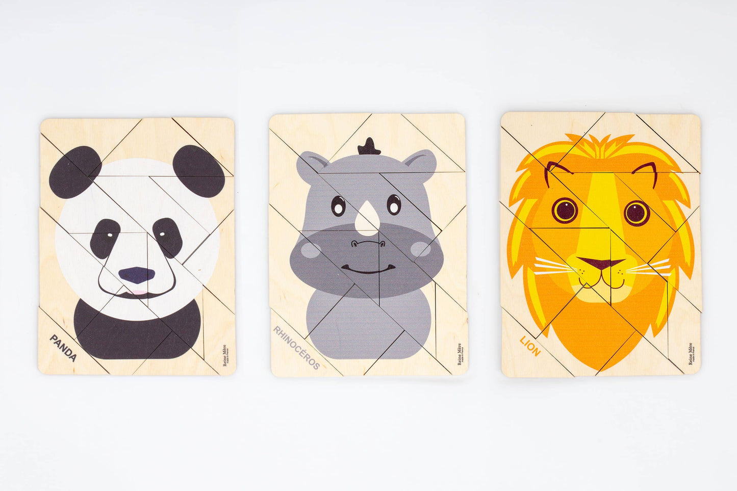 Panda wooden puzzle