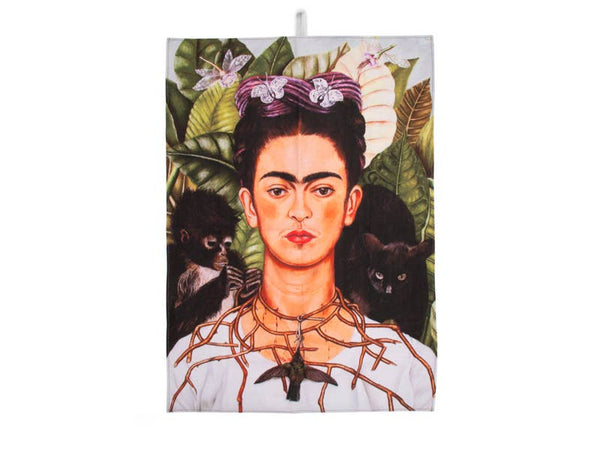 Frida Kahlo Tea Towel – Lovely Painted Self-Portrait