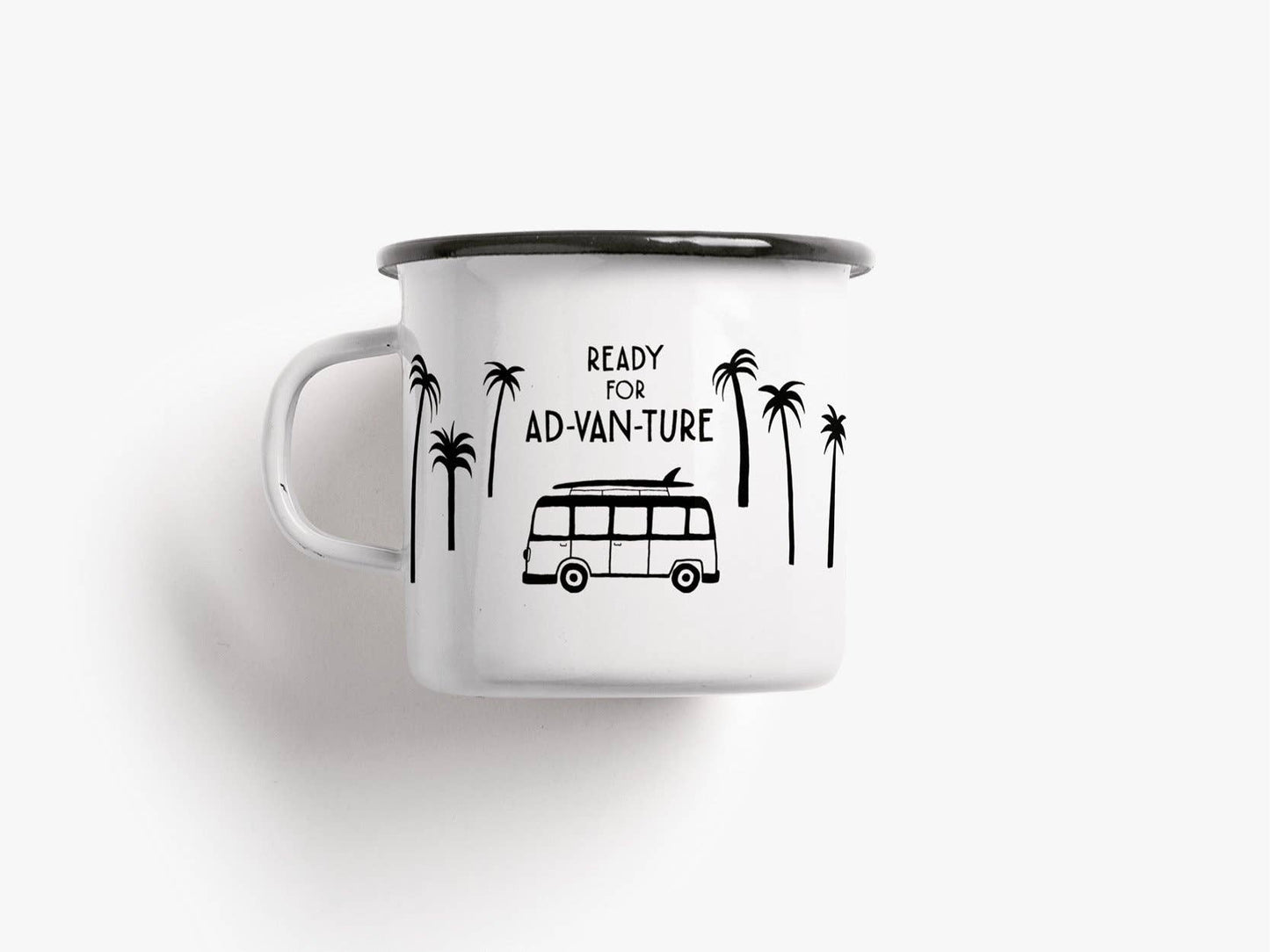 "Ready for Ad-Van-Ture" Enamel Mug