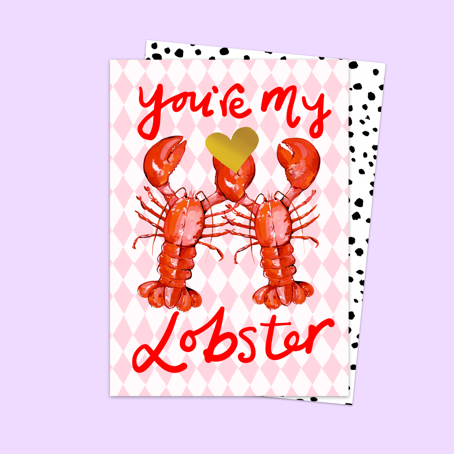 Greeting card “You are my Lobster”