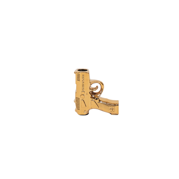 Gun Gold Flower Vase