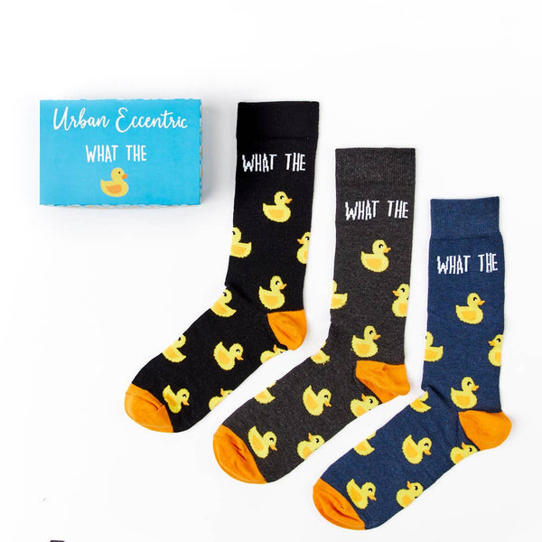 "What The Duck" Duck Sock Gift Set