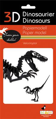 3D Paper Model - Velociraptor