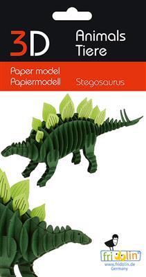 Modèle En Papier 3D - Stégosaure