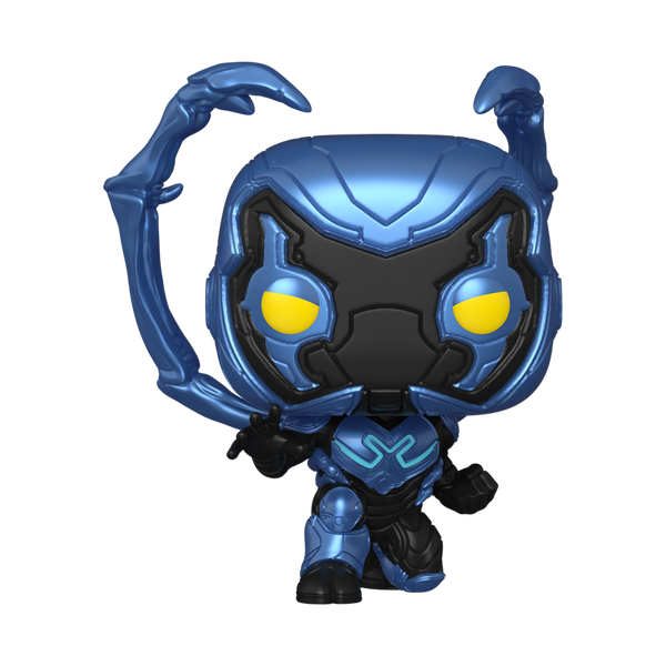pop blue beetle crouching 1403