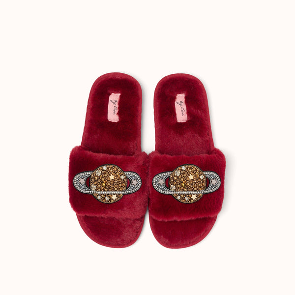 Pair of slippers brooches - Saturn