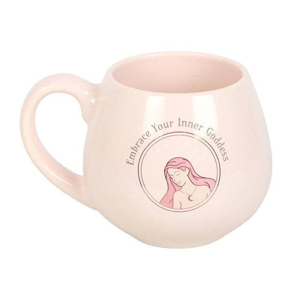 Tasse ronde « Adoptez votre déesse intérieure »