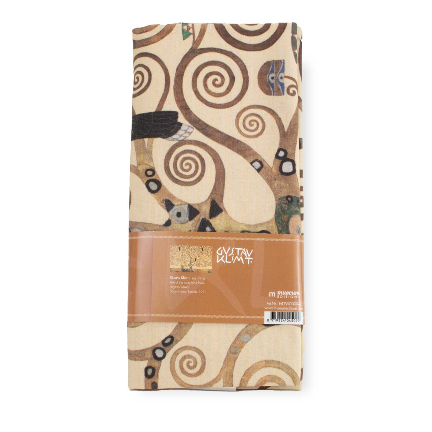 Klimt tree tea towel