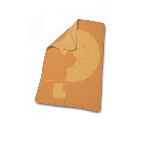 Camel plush blanket