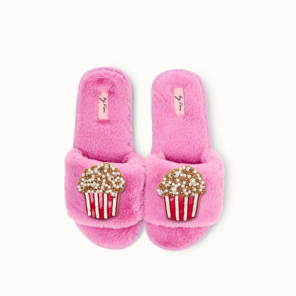 Pair of slippers pins - Popcorn