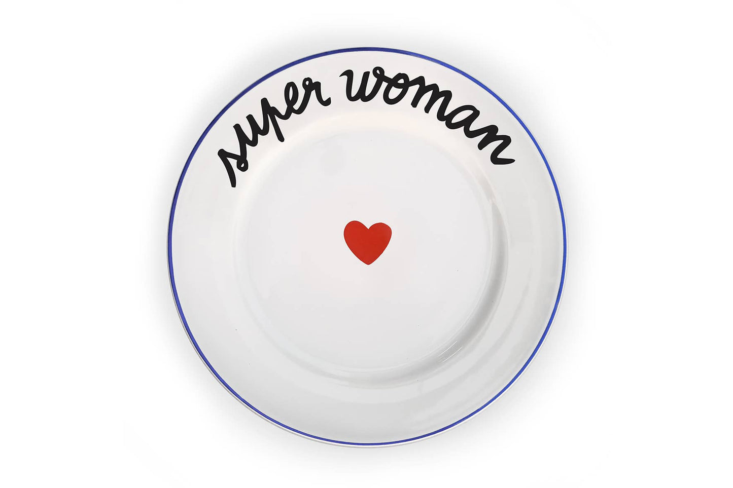 Plate THE FAMILY HAS FUN - Super Woman