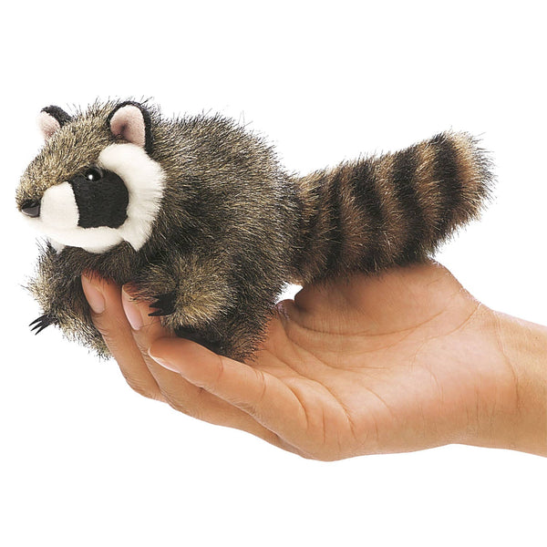 Marionnette à main Mini raton laveur et mini raton laveur 2646 Folkmanis réaliste