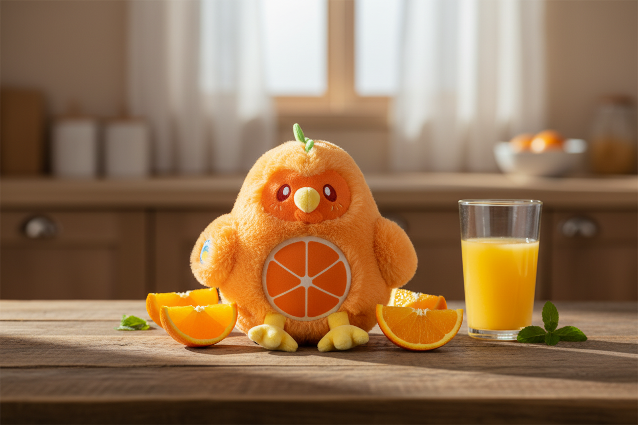 Mini Squishable Orange Chicken Plush
