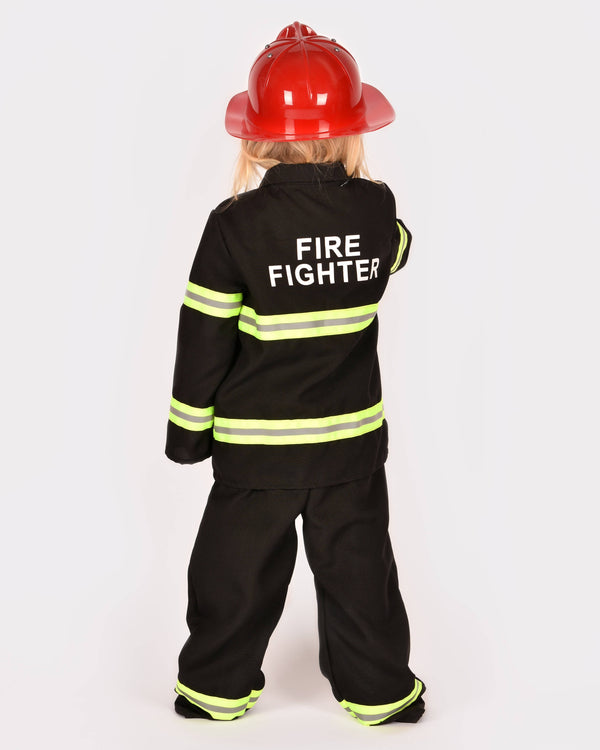 Den Goda Fen Firefighter Costume 4-6 years, size 110-116, 4 pieces