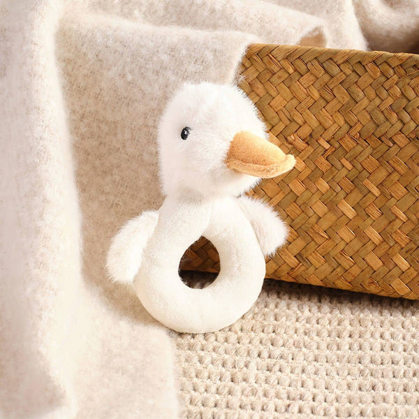 Mabel the Duck Plush Rattle