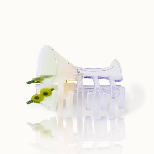 Martini hair clip