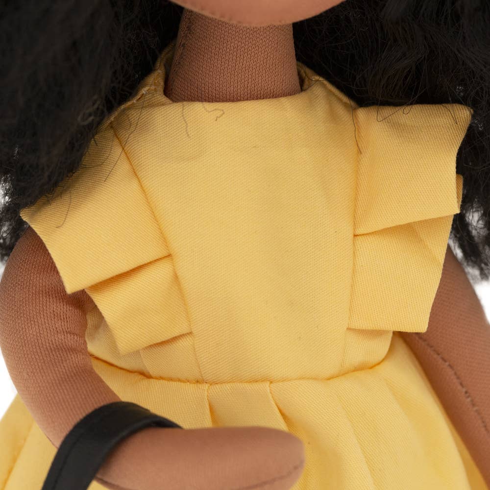 Tina-pop met gele jurk, 32 cm