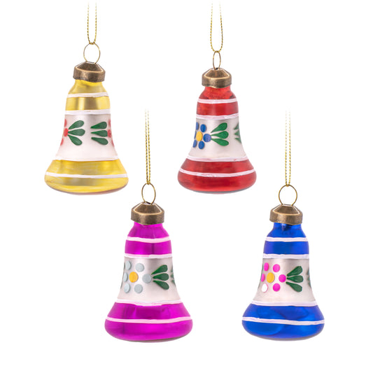 Vintage Bell-Shaped Balls - Assorted