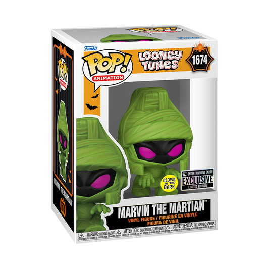 Pop! Marvin the Martian in Mummy Costume (Glow)