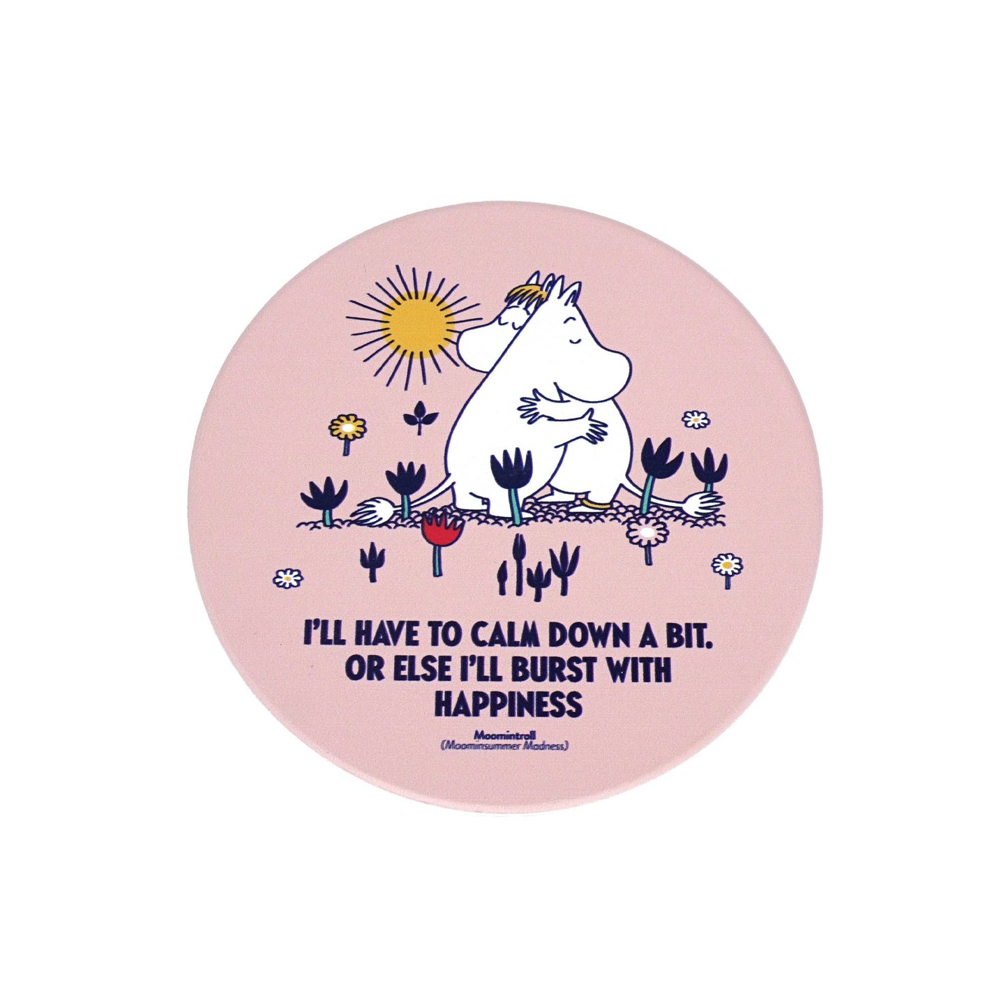 Moomin Hug ceramic coaster