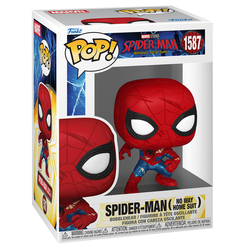 Funko Pop! Spider-Man (No Way Home Suit) (Brand New Day) #1587 - boîte officielle